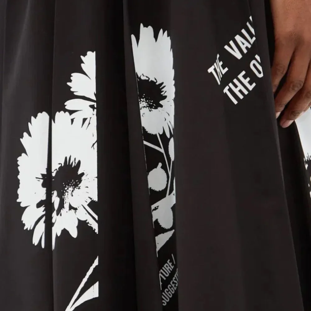 Floral-Print Cotton-Poplin Midi Dress Size 38 IT, Xs/S US NEW - Picture 13 of 16